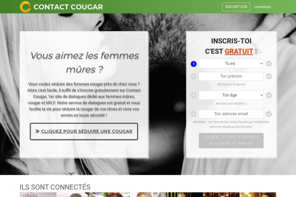 Contactcougar.com : Meilleur site pour rencontrer une cougar