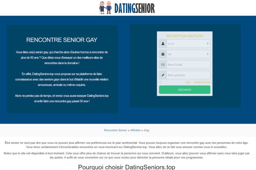 rencontre gay seniors